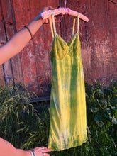 Load image into Gallery viewer, plant dyed vintage slip dress