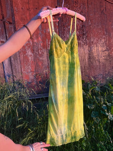 plant dyed vintage slip dress