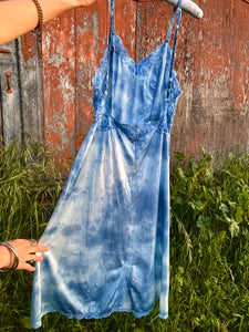 plant dyed vintage slip dress