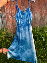 Load image into Gallery viewer, plant dyed vintage slip dress