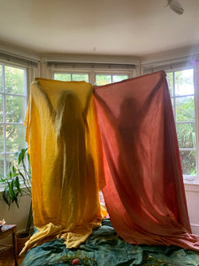 botanically dyed organic bedding set