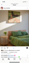 Load image into Gallery viewer, botanically dyed organic bedding set