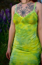 Load image into Gallery viewer, plant dyed vintage slip dress