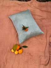 Load image into Gallery viewer, organic linen bed cover botanically hand dyed