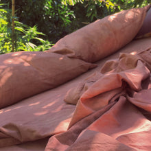 Load image into Gallery viewer, botanically dyed organic bedding set