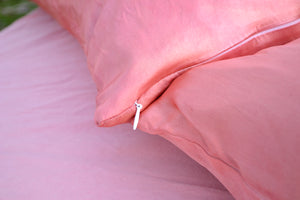 pure silk pillowcase botanically hand dyed