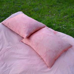 pure silk pillowcase botanically hand dyed